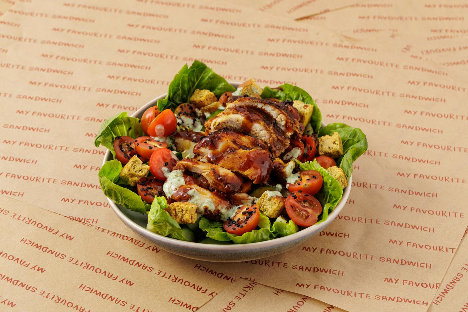 Grilled Jerk Chicken Salad