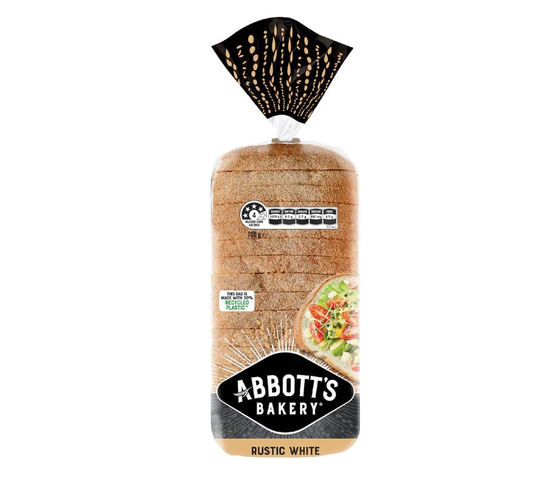 S1320Abbott's Rustic White Bread, 700g