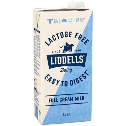 S1627Liddells Full Cream LF Milk, 1l 10 Pack