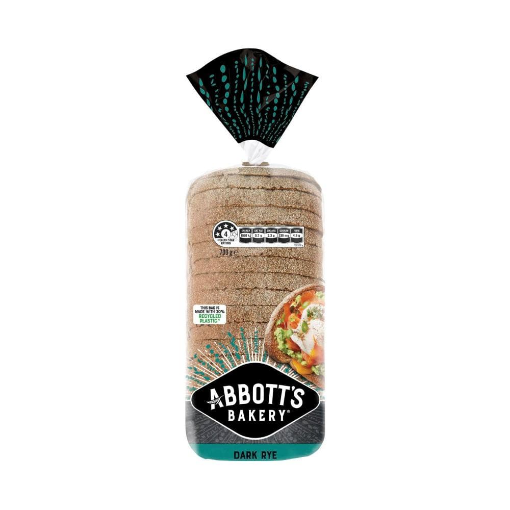 S2160Abbott's Dark Rye Bread, 700g