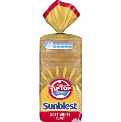 S2165Sunblest White Bread Toast, 650g