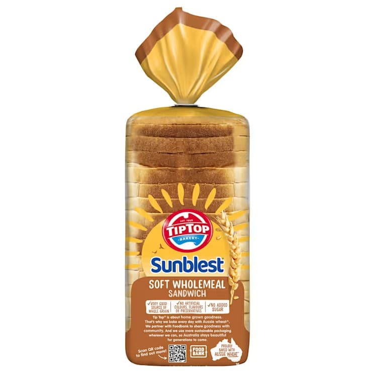 S2167Sunblest Soft Wholemeal Bread Toast, 650g