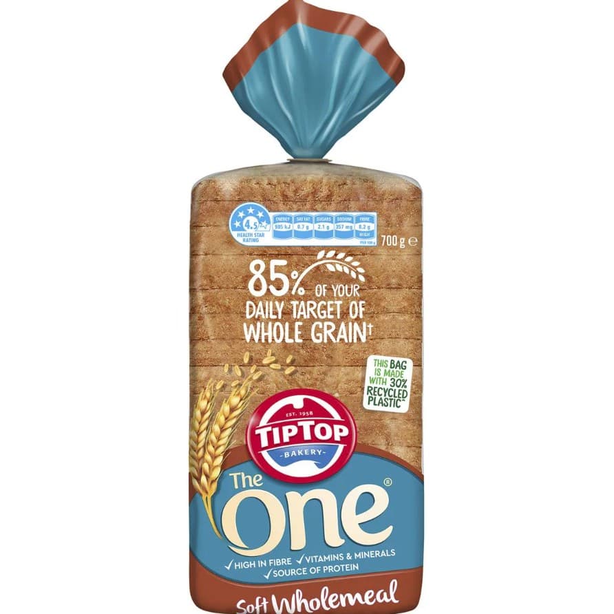 S2169Tip Top One Bread Wholemeal Sandwich, 700g