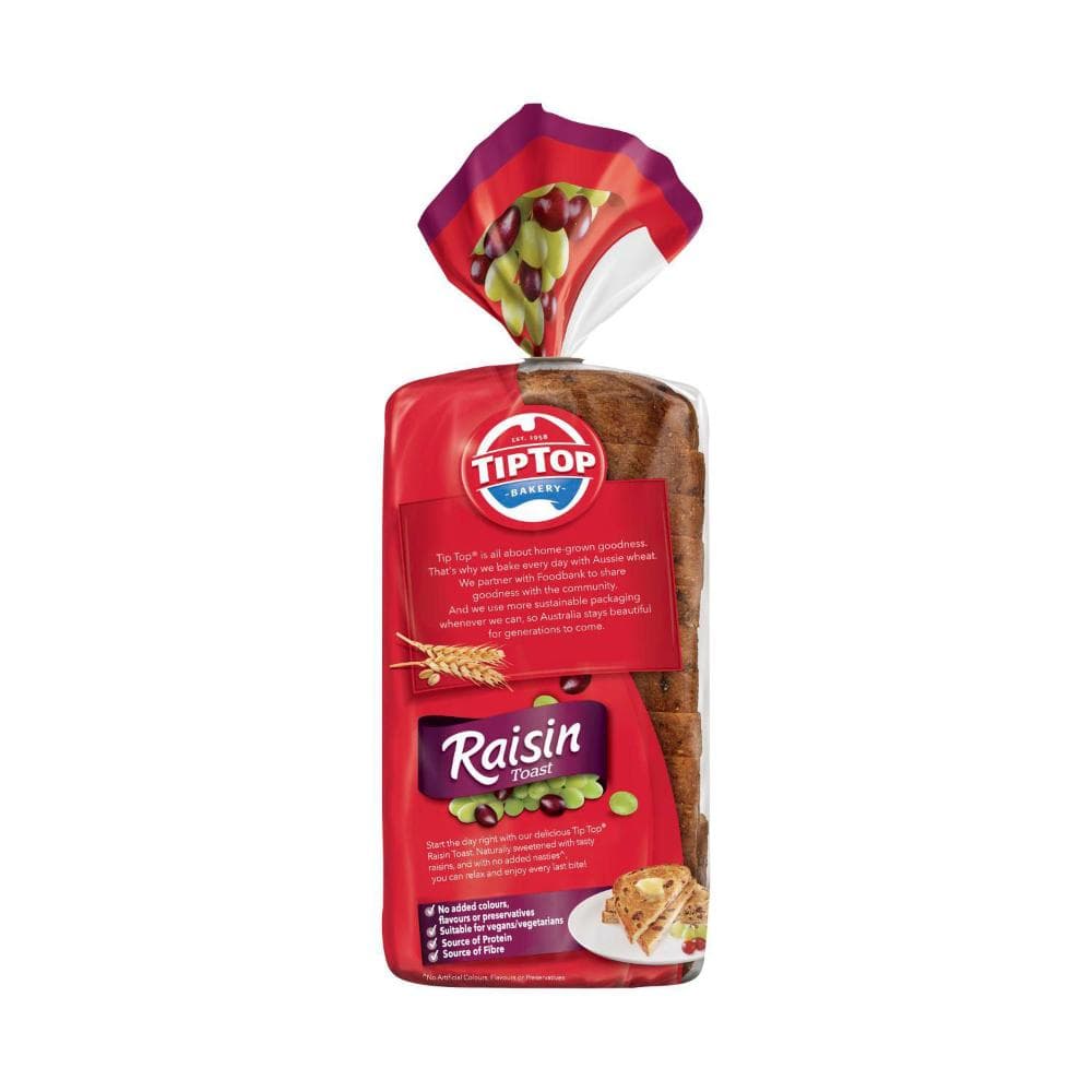 S2172Tip Top Raisin Toast, 500g