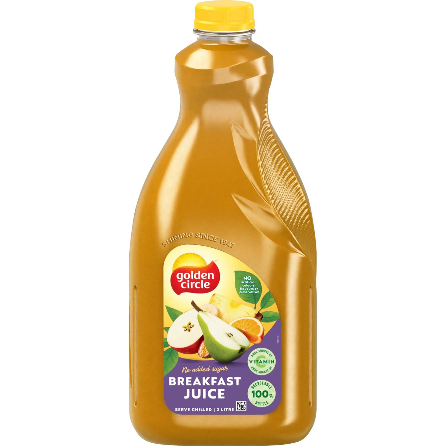 S2212Golden Circle Breakfast Juice, 2l 6 Pack
