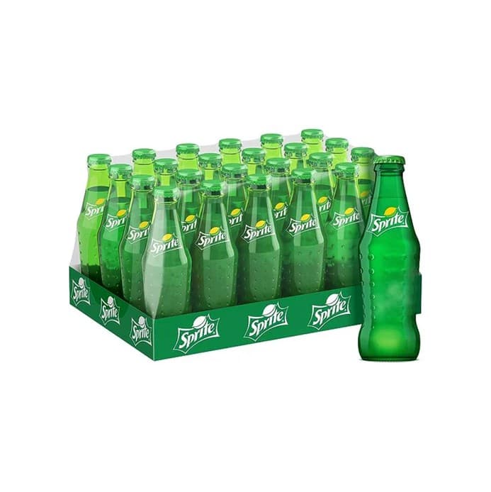 S2207Sprite Glass Bottle, 330ml 24 Pack