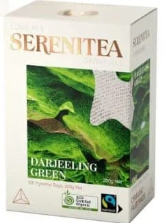 S2376SereniTEA Darjeeling Green Pyramid Bags 100pk