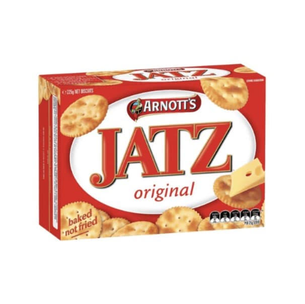 S2389Arnott's Jatz Crackers Original 225g 10ctn
