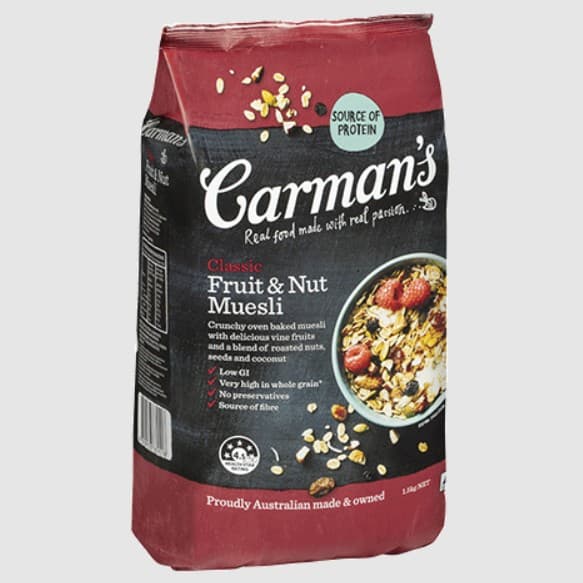 S2390Carman's Classic Fruit Muesli 1.5kg 1unit