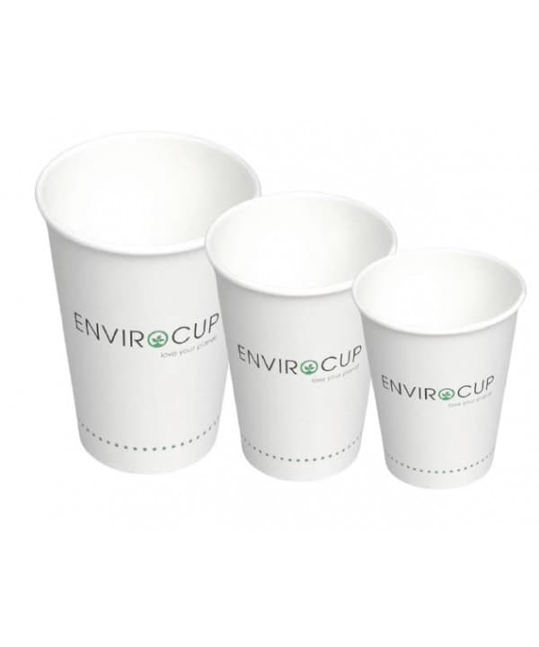Compostable Paper Cups 8oz Single Wall - 50pk