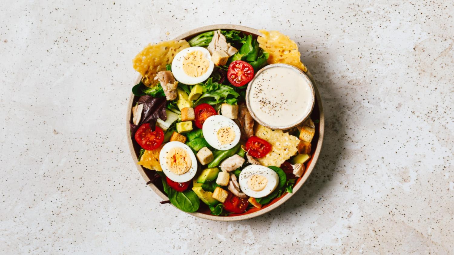 Avocado Caesar Salad