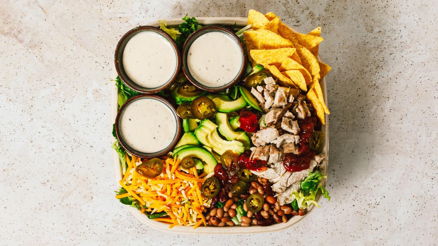 Chipotle Chicken Salad Platter