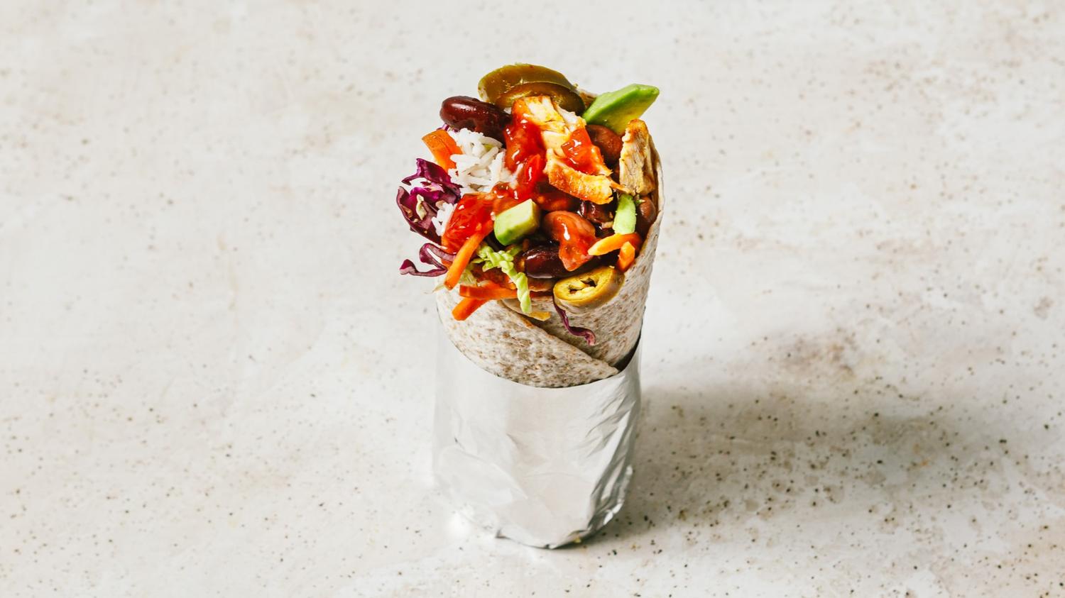 The tossed burrito