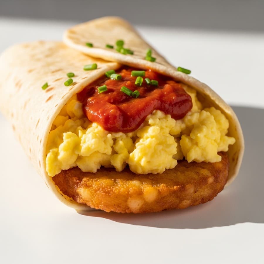 Vegetarian Breakfast Wrap 