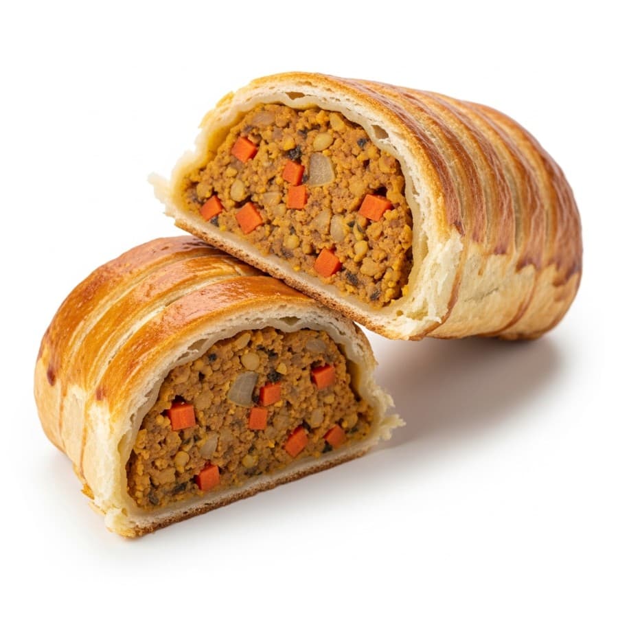 Curried Lentil Sausage Roll (PB)