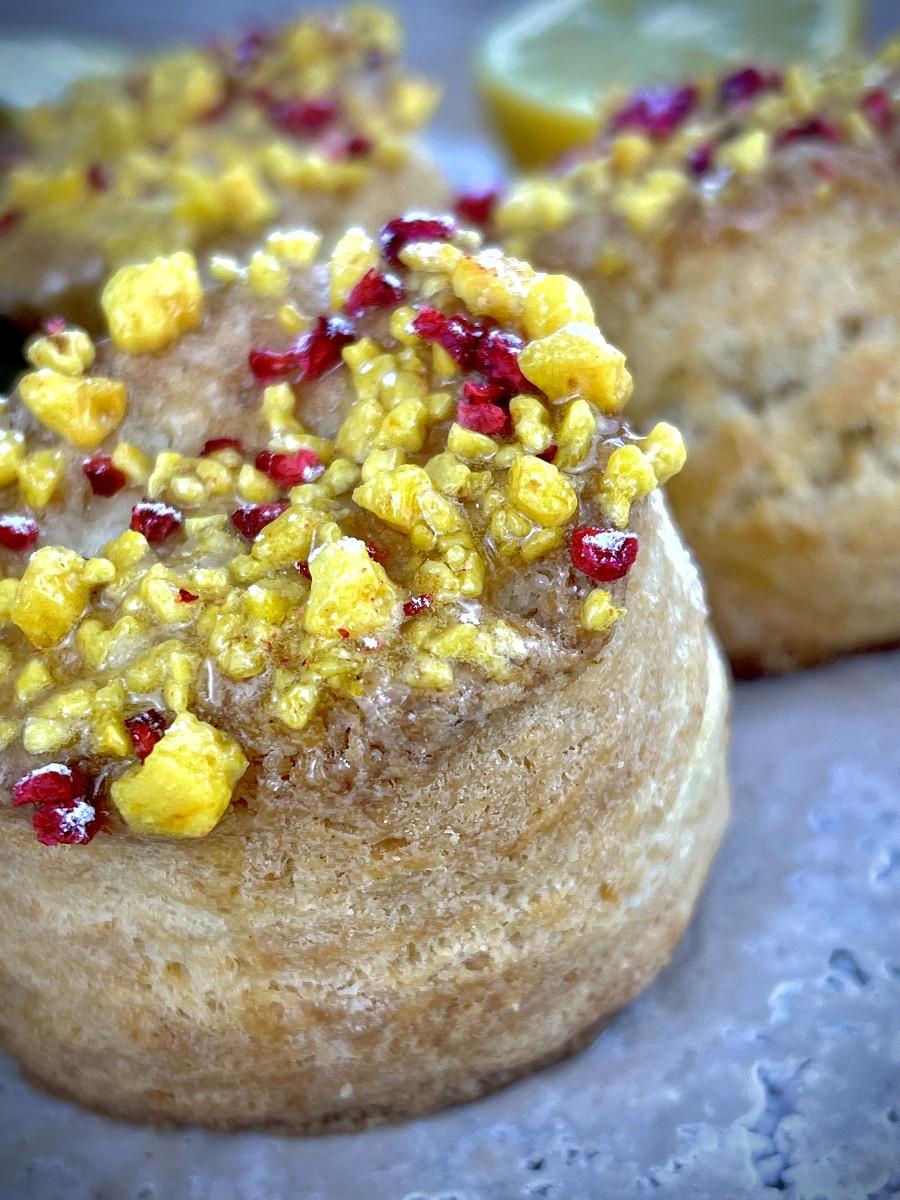 Lemonade Scone with Clotted Cream