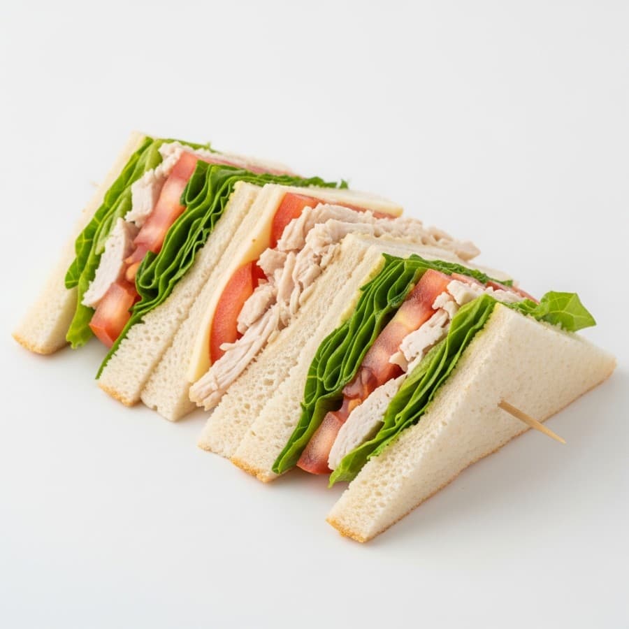 Chicken Salad Club Sandwich