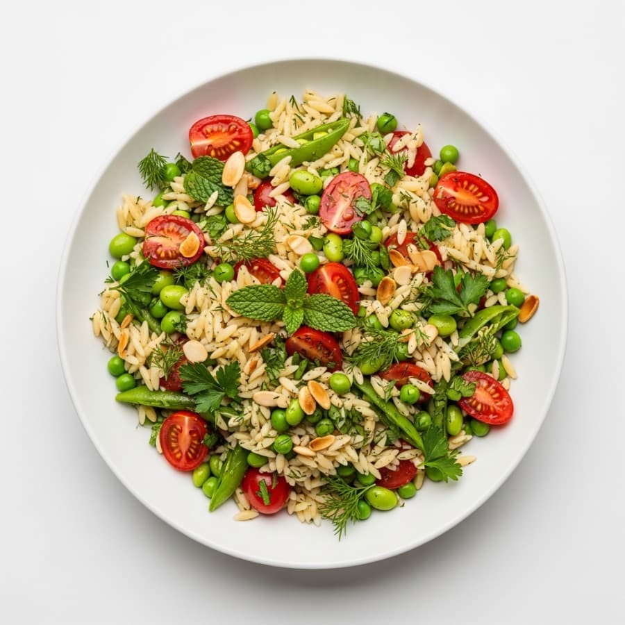 Orzo Pasta Salad Platter