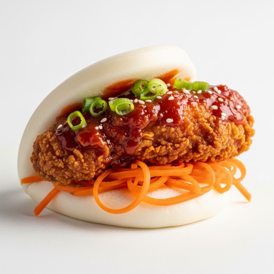 Korean Fried Chicken Bao