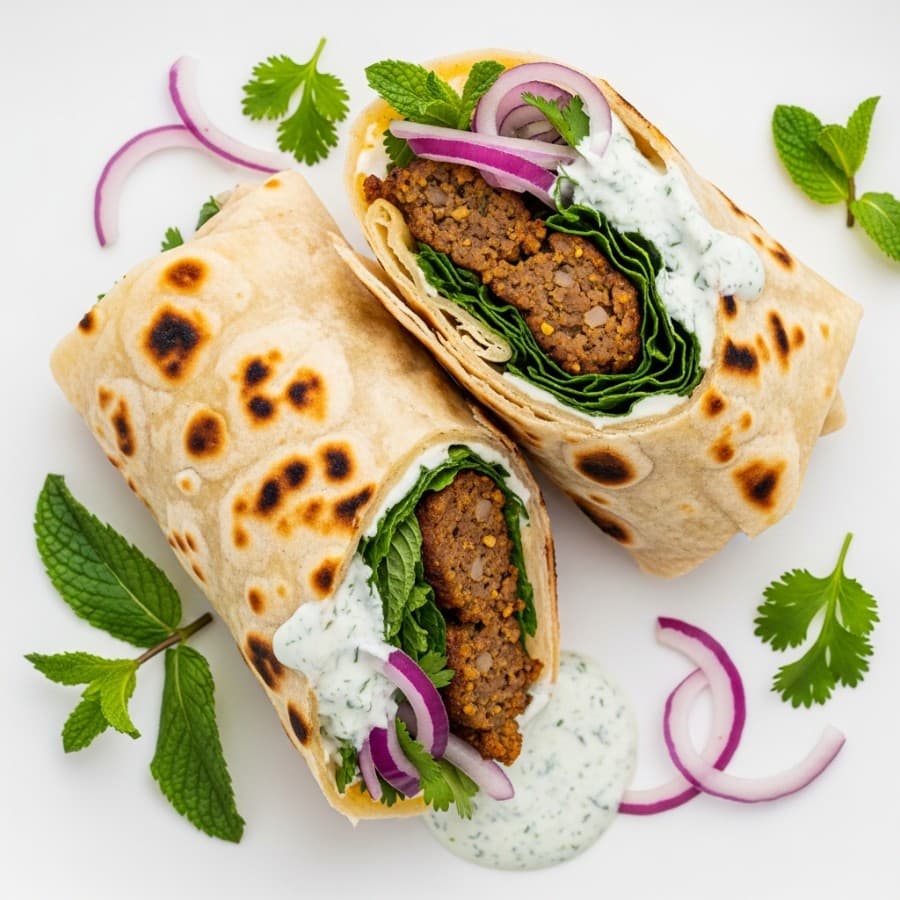 Lamb Kofta Kathi Roll 