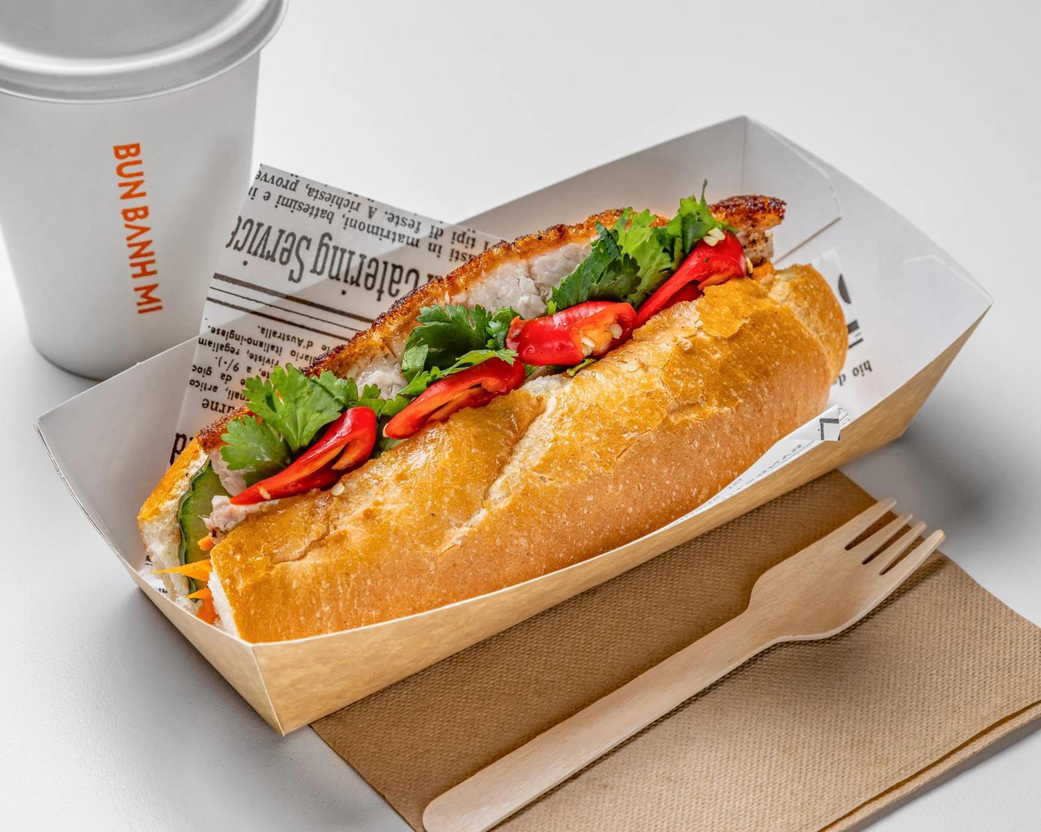 Crispy Roast Pork Bánh Mì