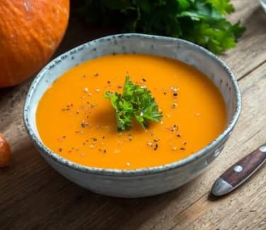 Oriental pumpkin soup