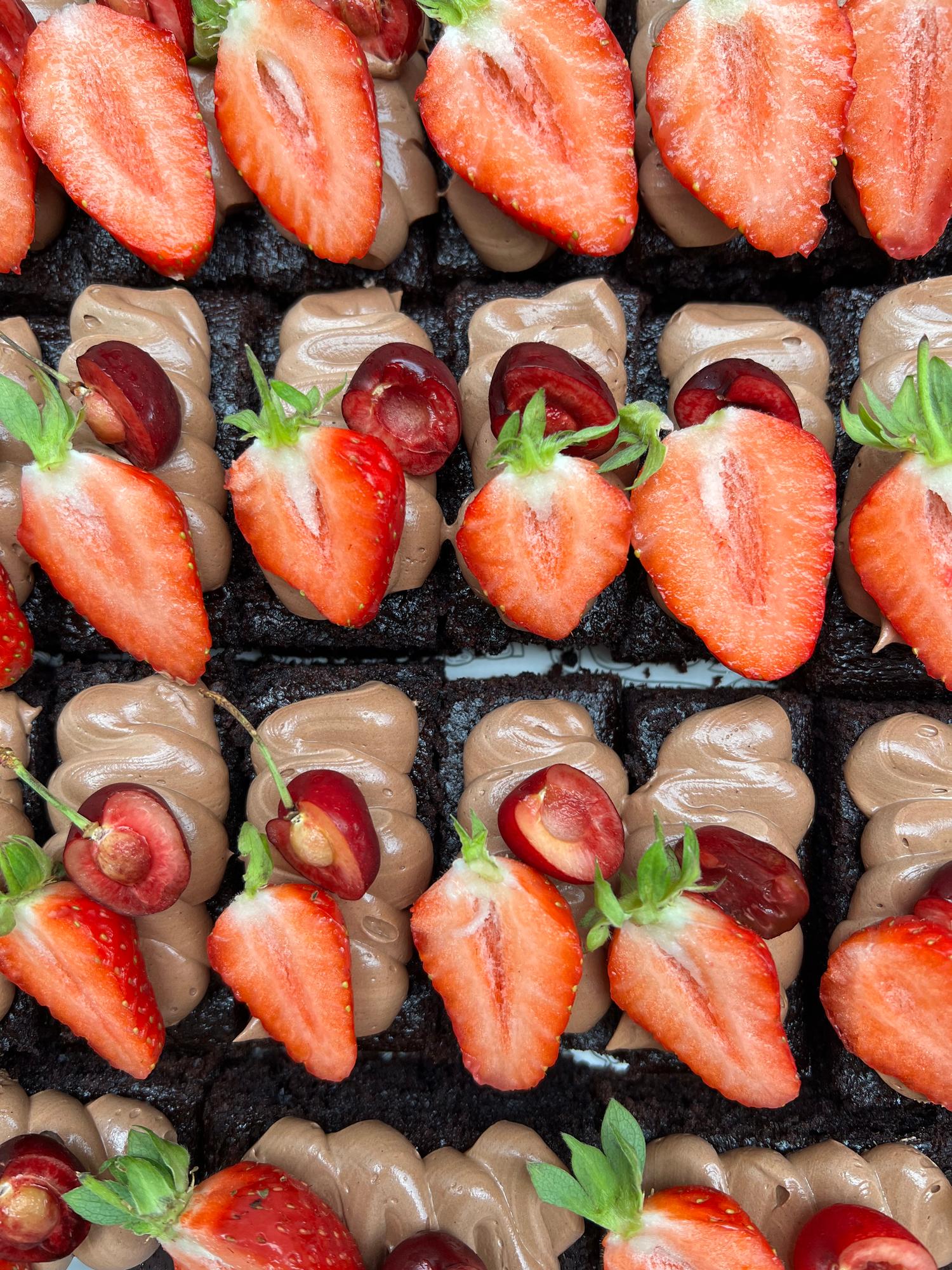 Vegan Double Chocolate Little Cakes