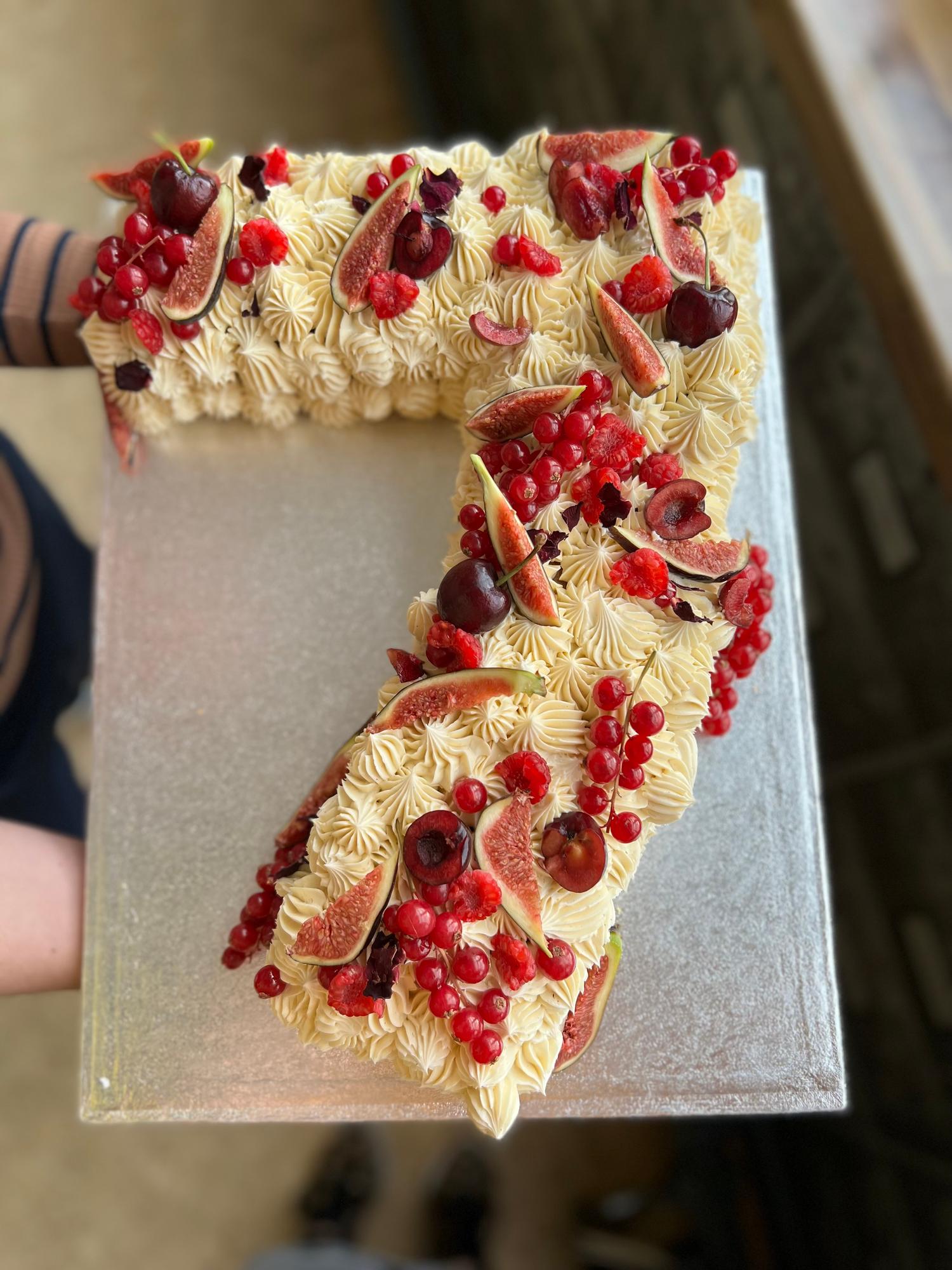 Number or Letter Celebration Cake