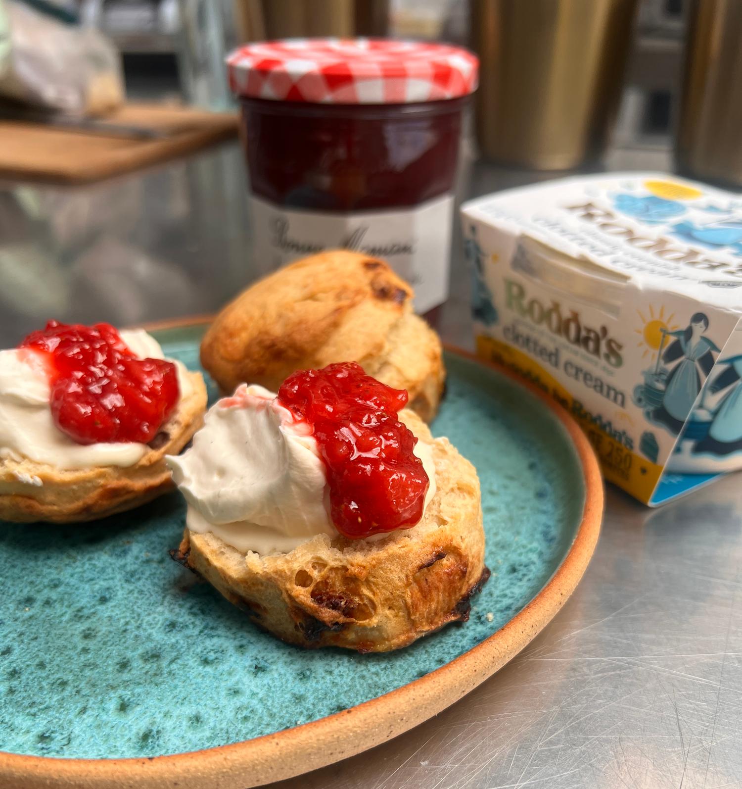 Scones with Clotted Cream & Jam 