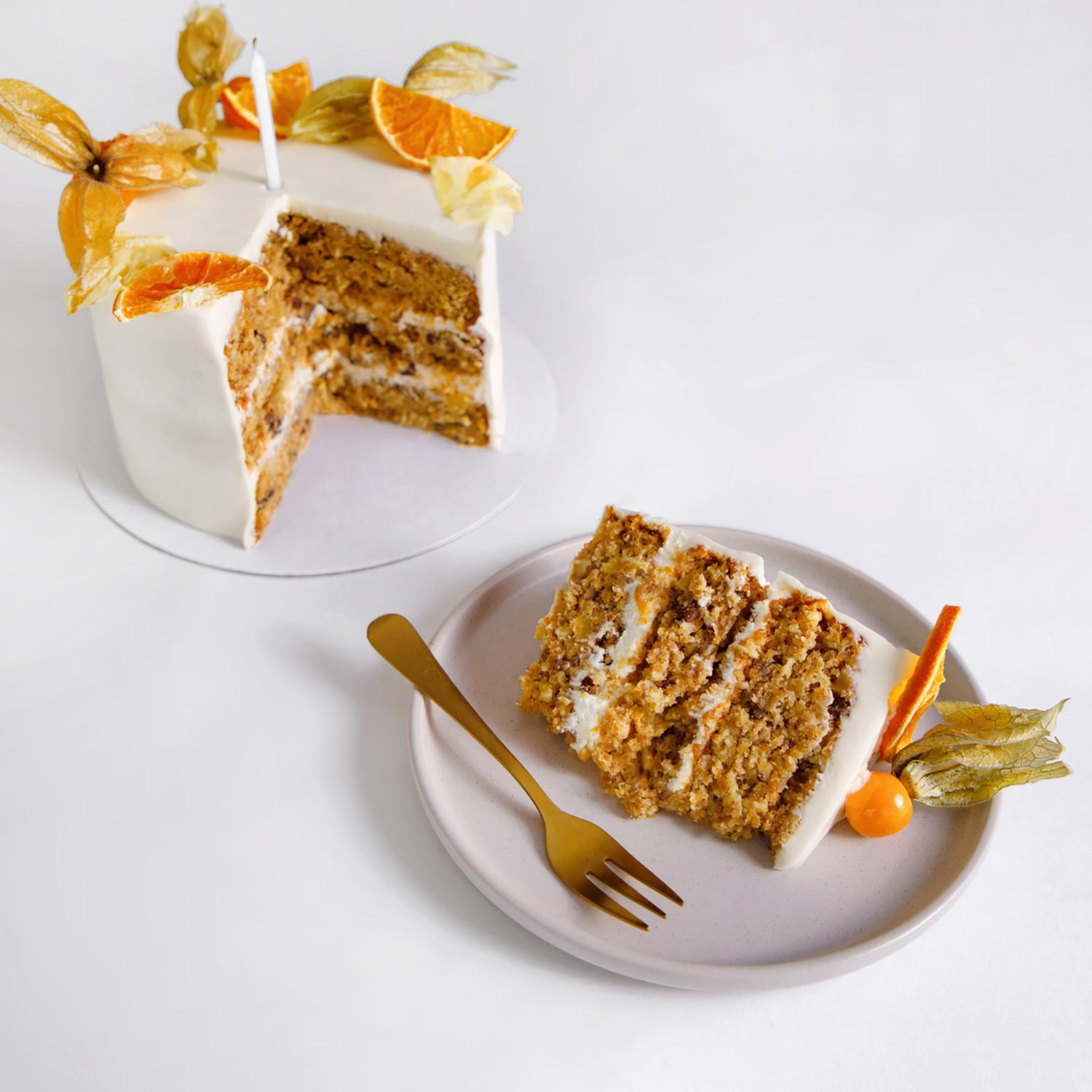 No Gluten & Vegan Sunshine Celebration Cake