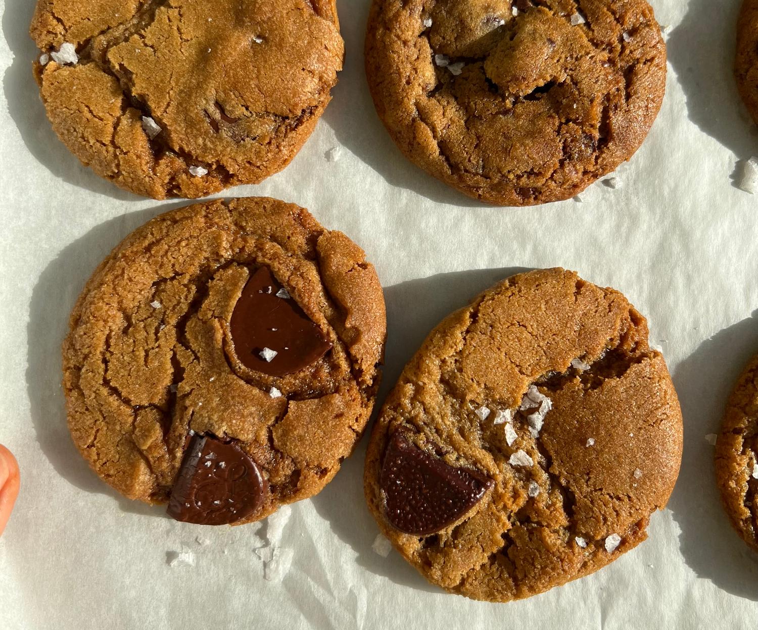 No Gluten Milk Chocolate & Sea Salt Cookies