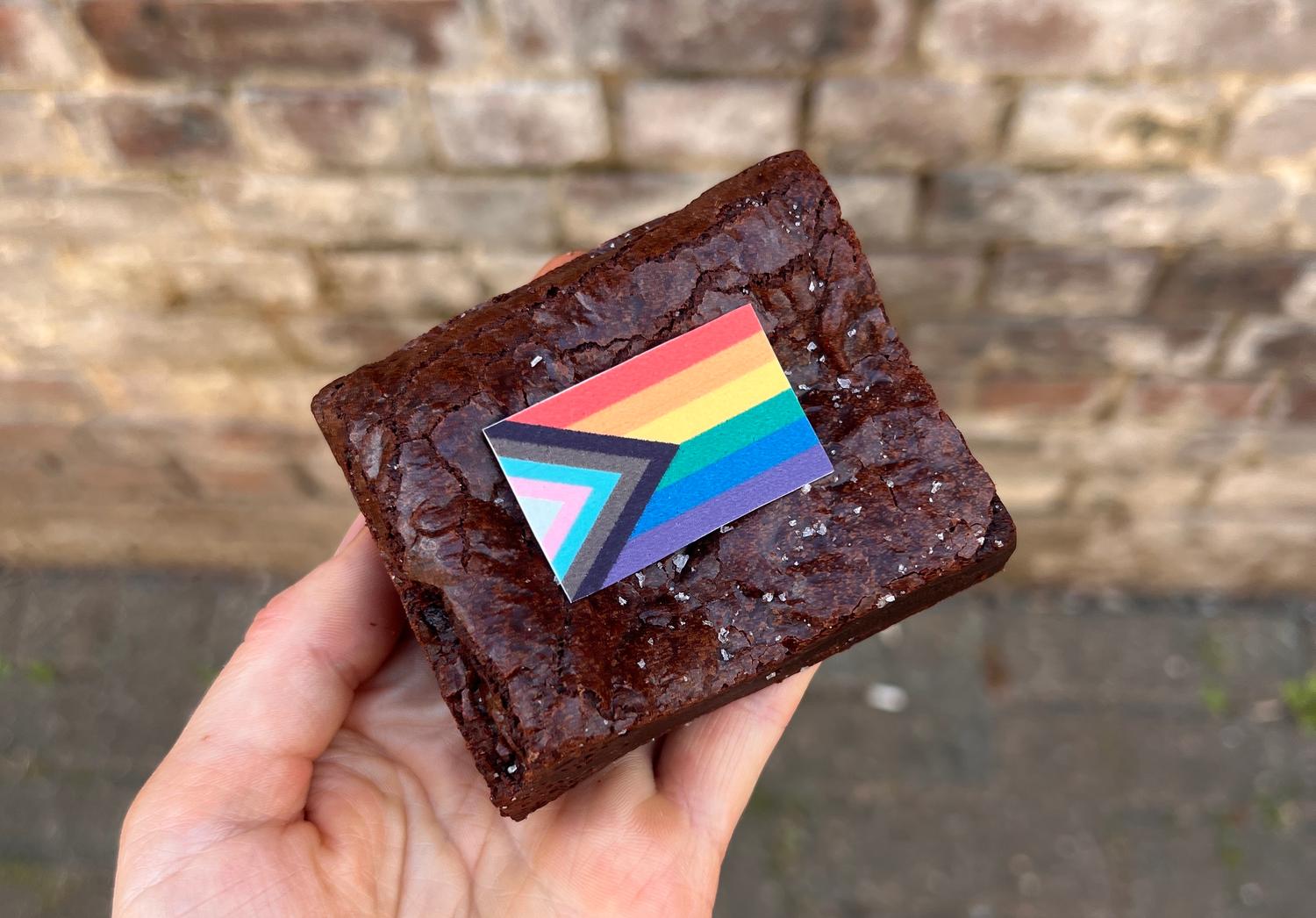 Pride Flag Brownies - Box of 20