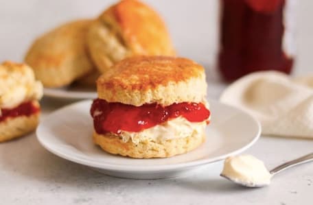 Vegan Scones with Jam