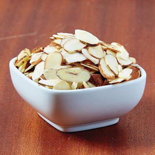 Almond Natural Sliced/Flakes (With Skin), 1kg