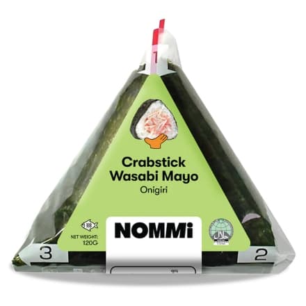 Nommi Crabstick Wasabi Mayo Onigiri 120G