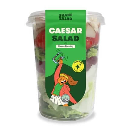 Shake Salad Caesar Salad w Caesar Dressing 275G