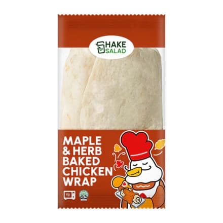 Shake Salad Maple & Herb Baked Chicken Wrap 260G