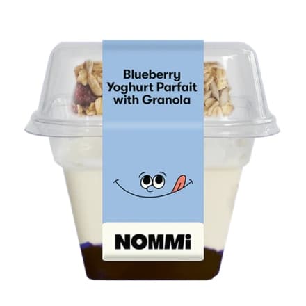 Nomzy Blueberry Yoghurt Parfait with Granola 200G