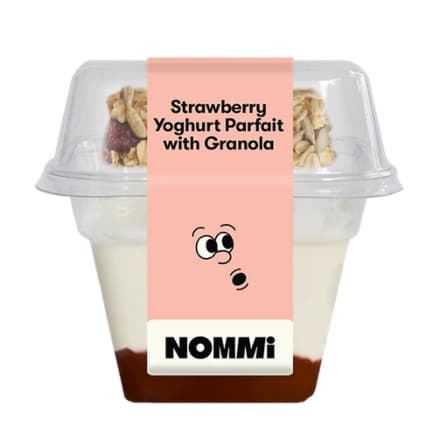 Nommi Strawberry Yoghurt Parfait with Granola 200G