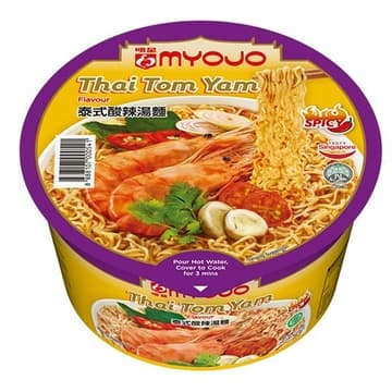 Myojo Thai Tom Yam Instant Noodles 79G