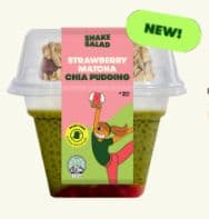 Strawberry Matcha Chia Pudding