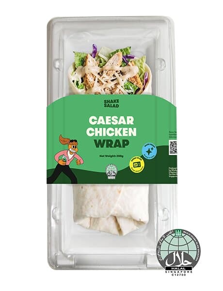 Shake Salad Caesar Chicken Wrap