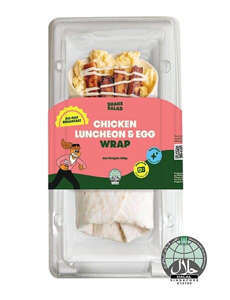Shake Salad Chicken Luncheon & Egg Wrap 