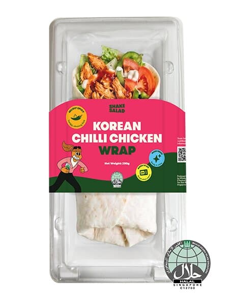 Shake Salad Korean Chilli Chicken Wrap 