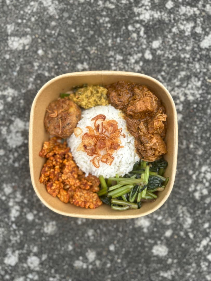 Nascam Garing with Jackfruit Gudeg