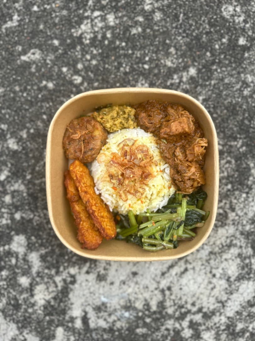 Nascam Lemak with Jackfruit Gudeg