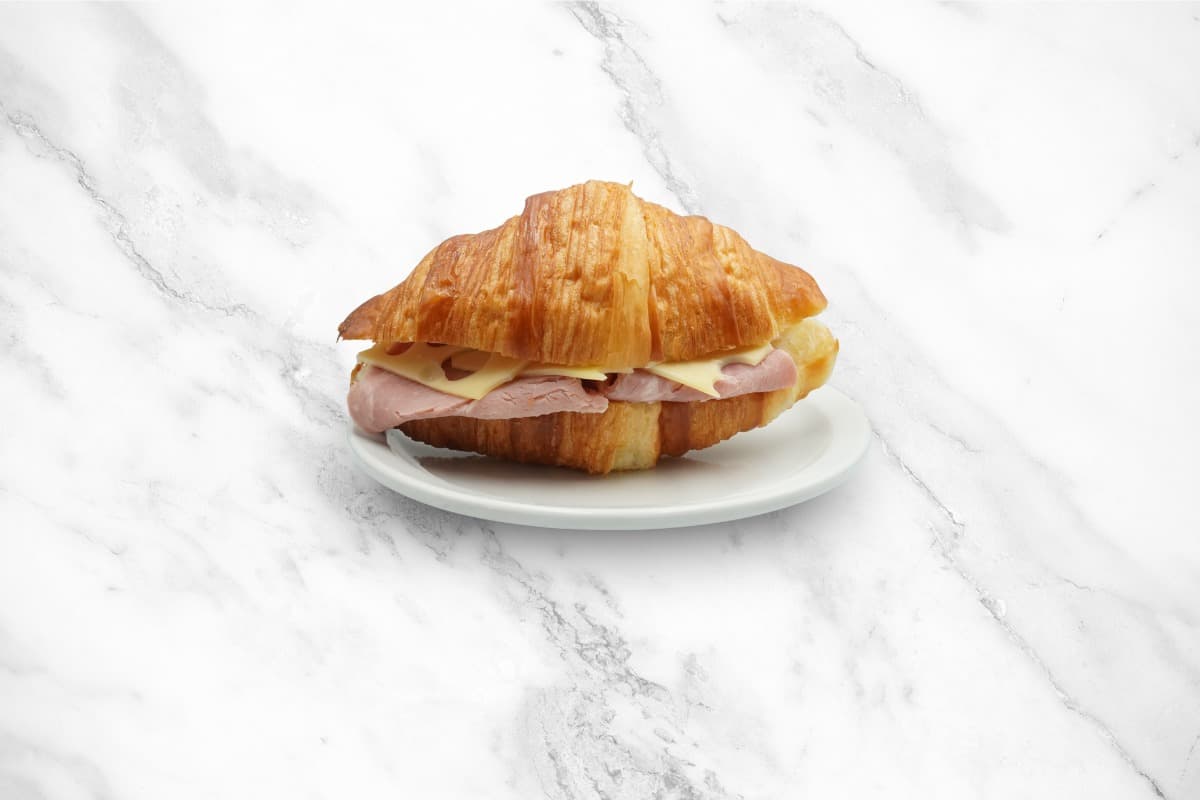 Ham and cheese croissant