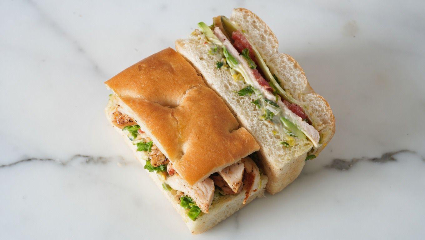 Chicken focaccia