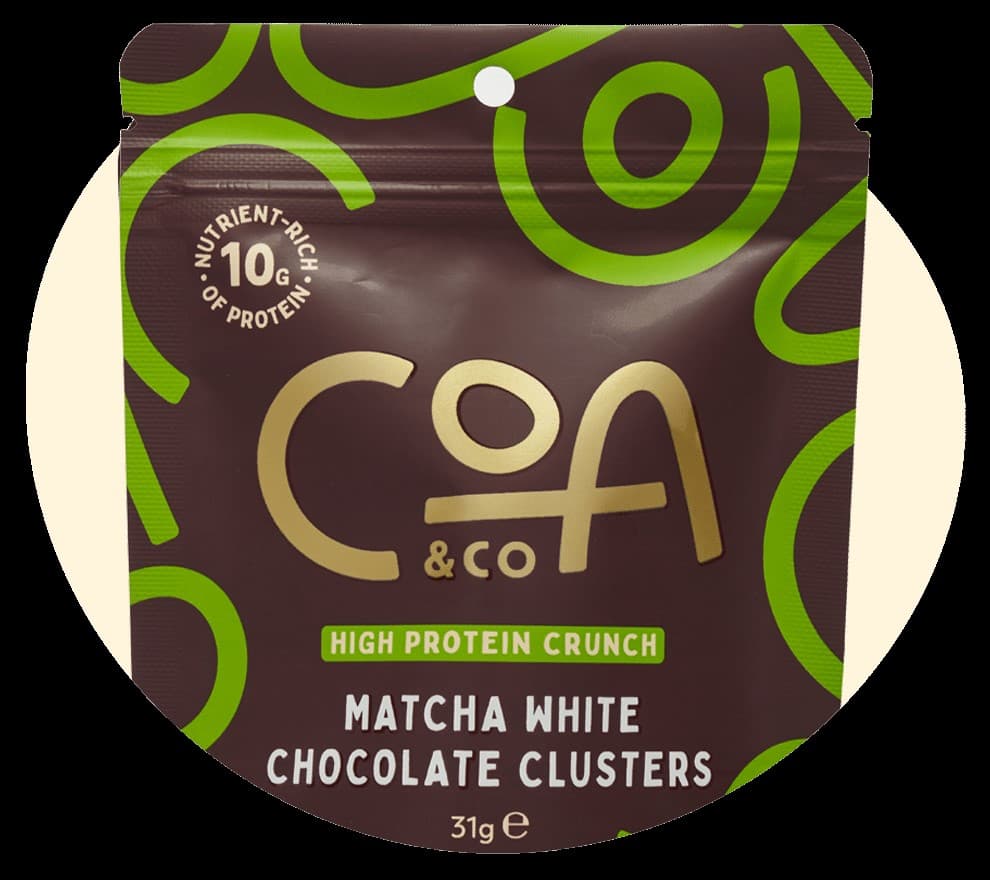 Matcha White Chocolate Clusters