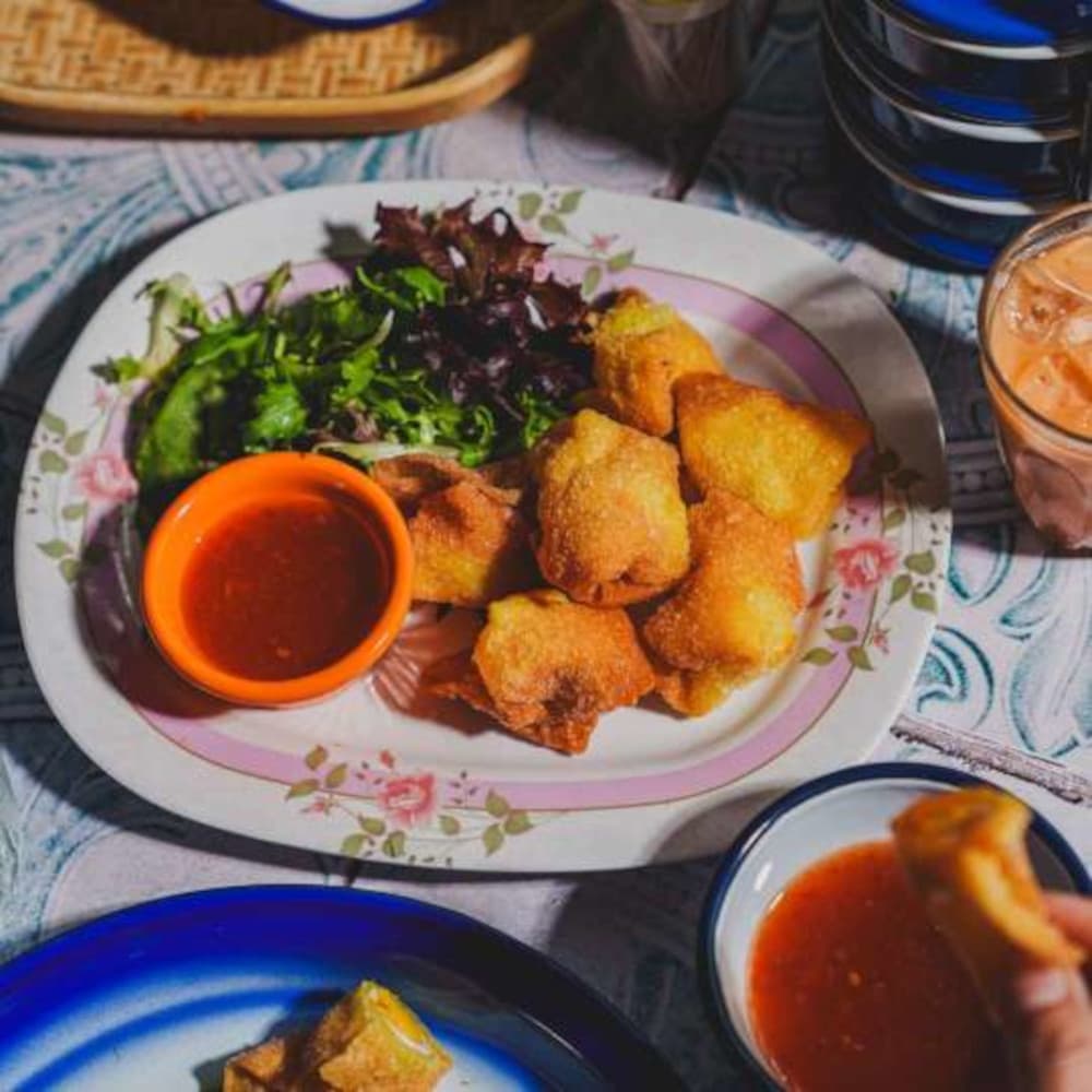 Fried Quail Eggs Wonton